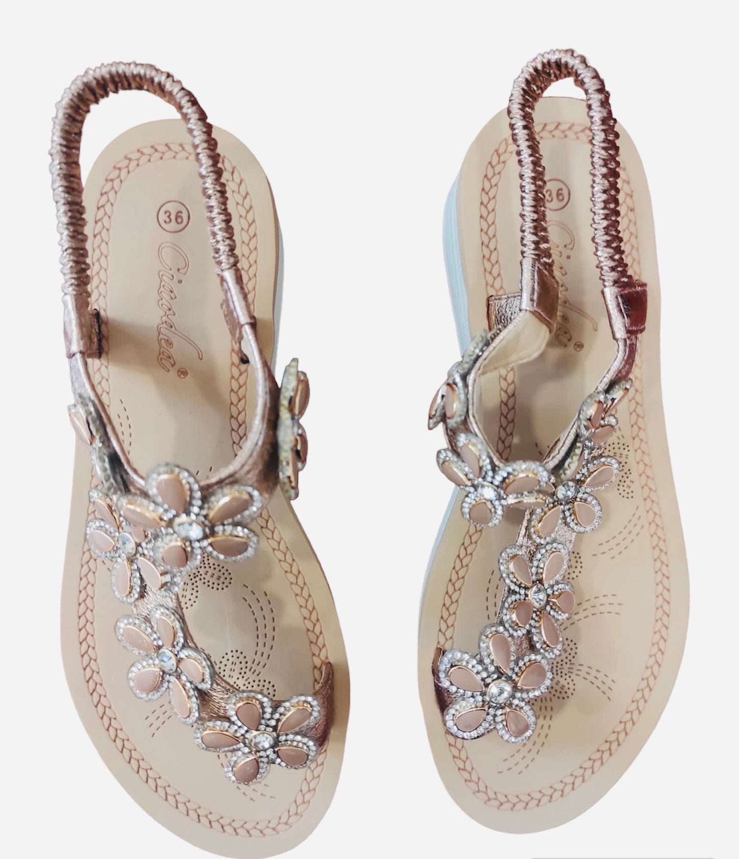 SANDALIA COMODA FLORES 2J17-P32899-1