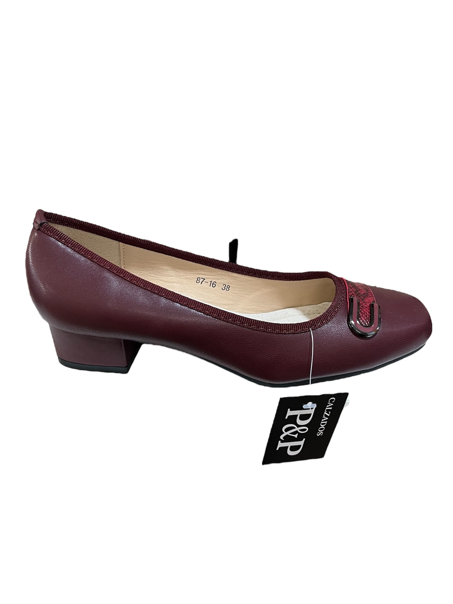 ZAPATO CON TACON MUJER 87-16