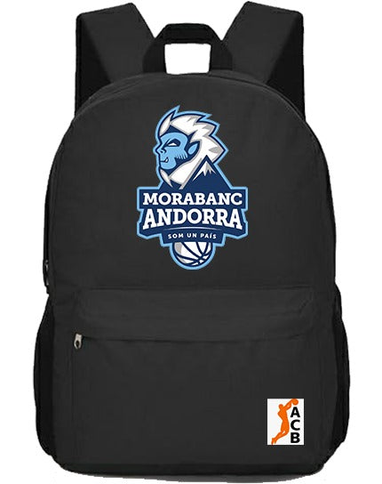 MOCHILA MORABANC ANDORRA HOMBRE Y MUJER COLOR NEGRO