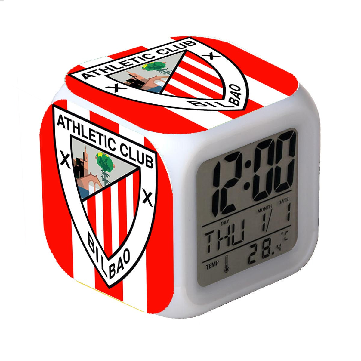 RELOJ DESPERTADOR ATLETI DE BILBAO