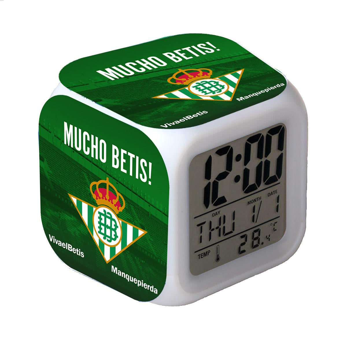 RELOJ DESPERTADOR BETIS