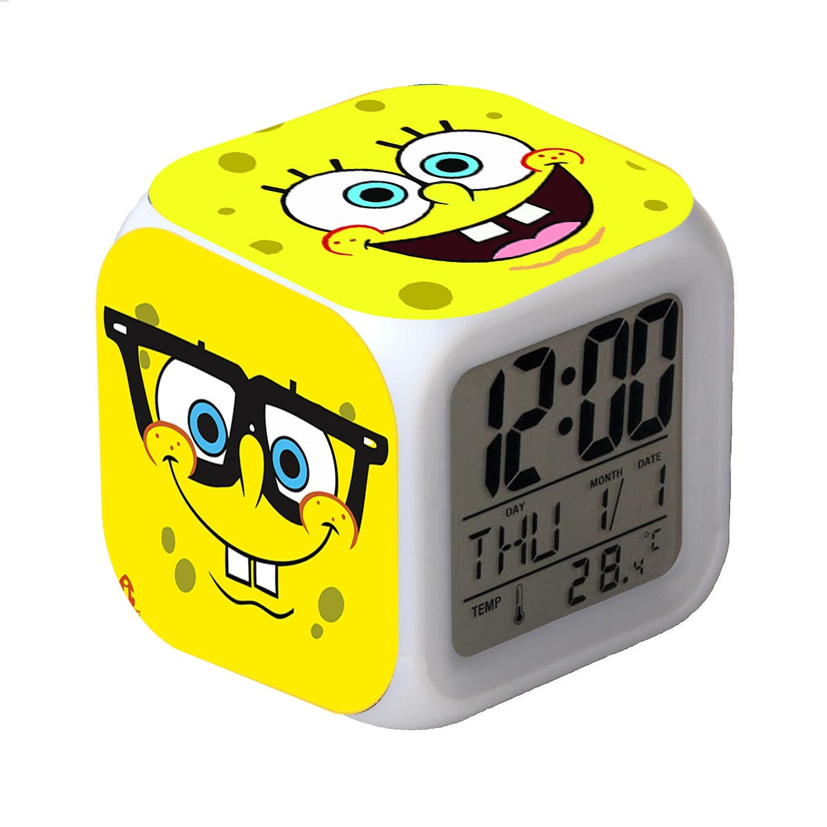 RELOJ DESPERTADOR BOB ESPONJA