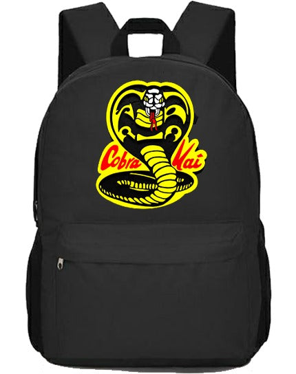 MOCHILA COBRA MAI HOMBRE Y MUJER COLOR NEGRO