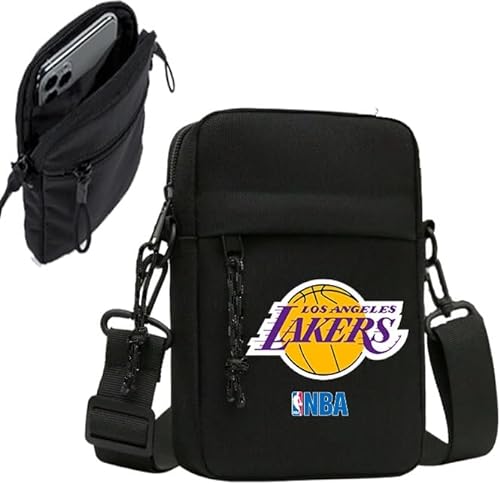 LAKERS BANDOLERA DE HOMBRO LAKERS CARTERA BOLSO PARA MOVIL