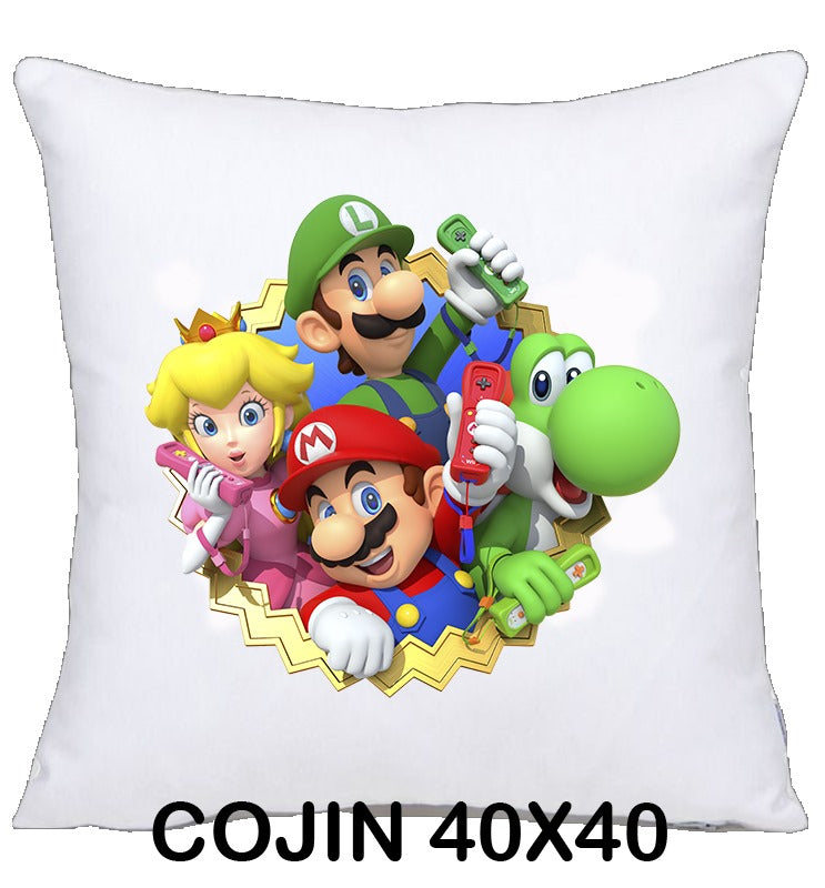 COJIN 40X40 MARIO BROS