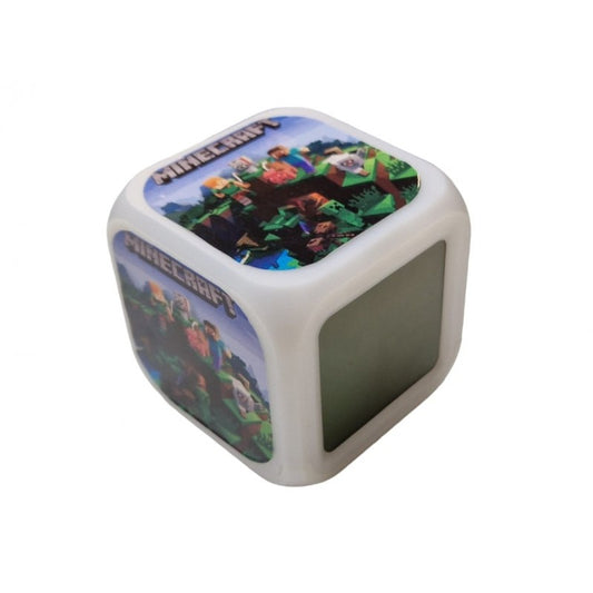 RELOJ DESPERTADOR MINECRAF