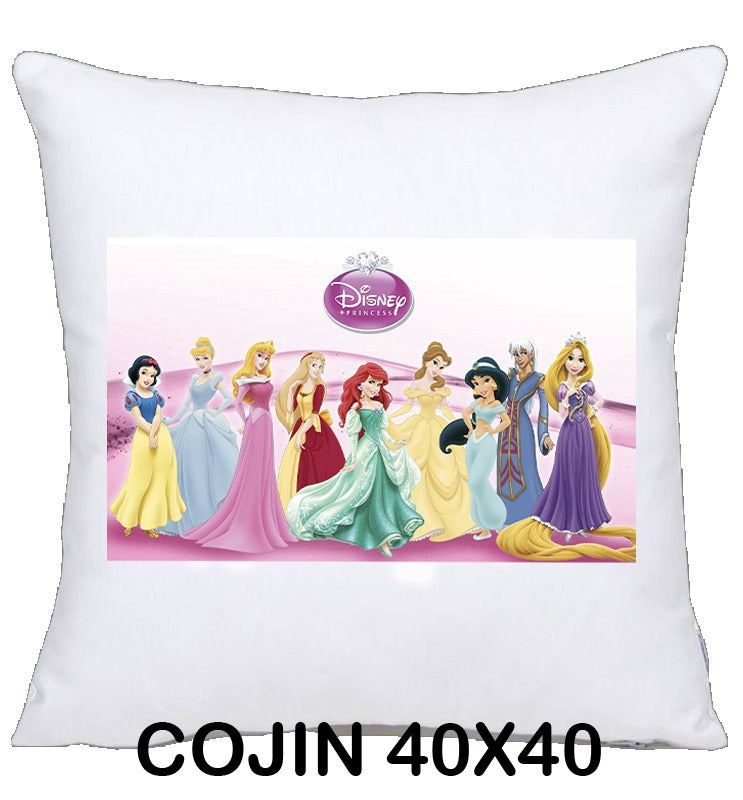 COJIN 40X40 PRINCESAS