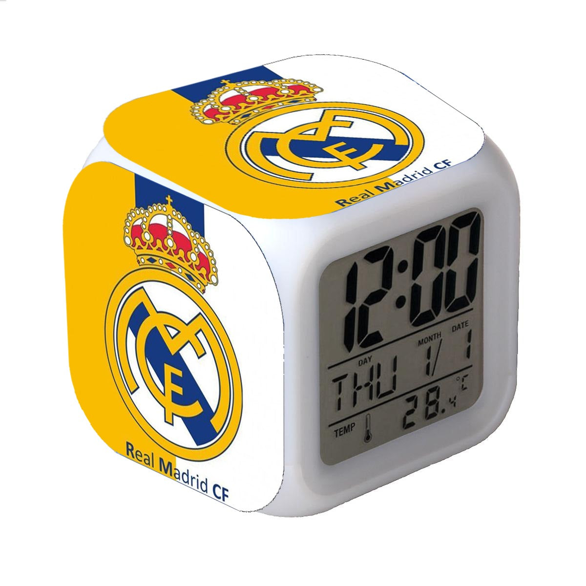 RELOJ DESPERTADOR REAL MADRID