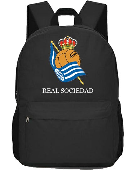 MOCHILA REAL SOCIEDAD HOMBRE Y MUJER COLOR NEGRO