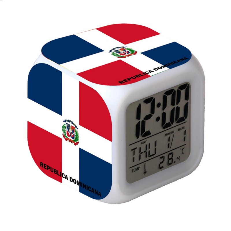 RELOJ DESPETADOR REPUBLICA DOMINICANA