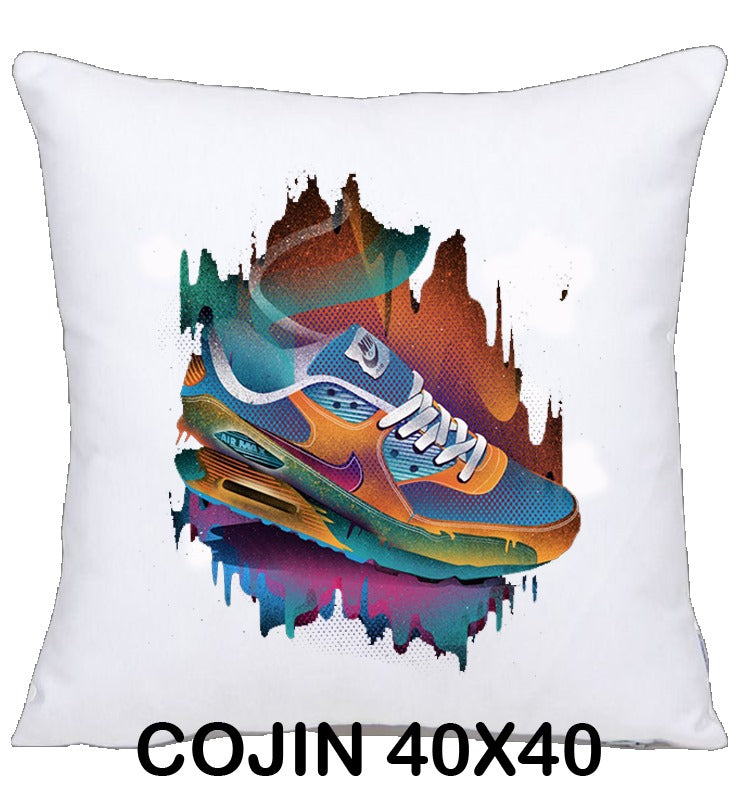 COJIN 40X40 ZAPATILLA