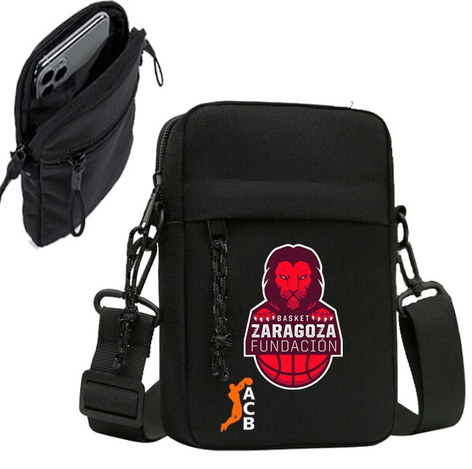 ZARAGOZA BANDOLERA DE HOMBRO ZARAGOZA BALONCESTO CARTERA BOLSO PARA MOVIL