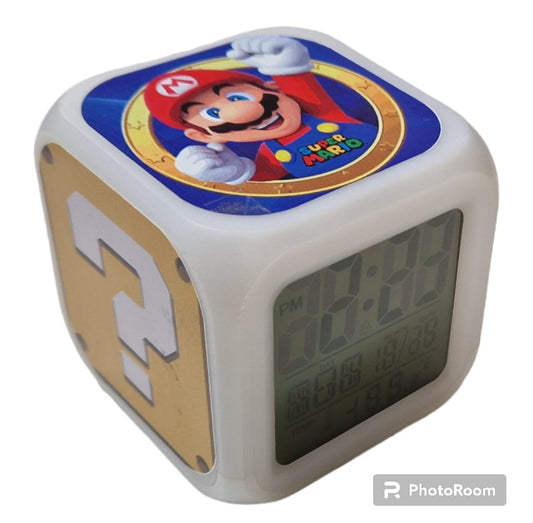 RELOJ DESPERTADOR MARIO BROS